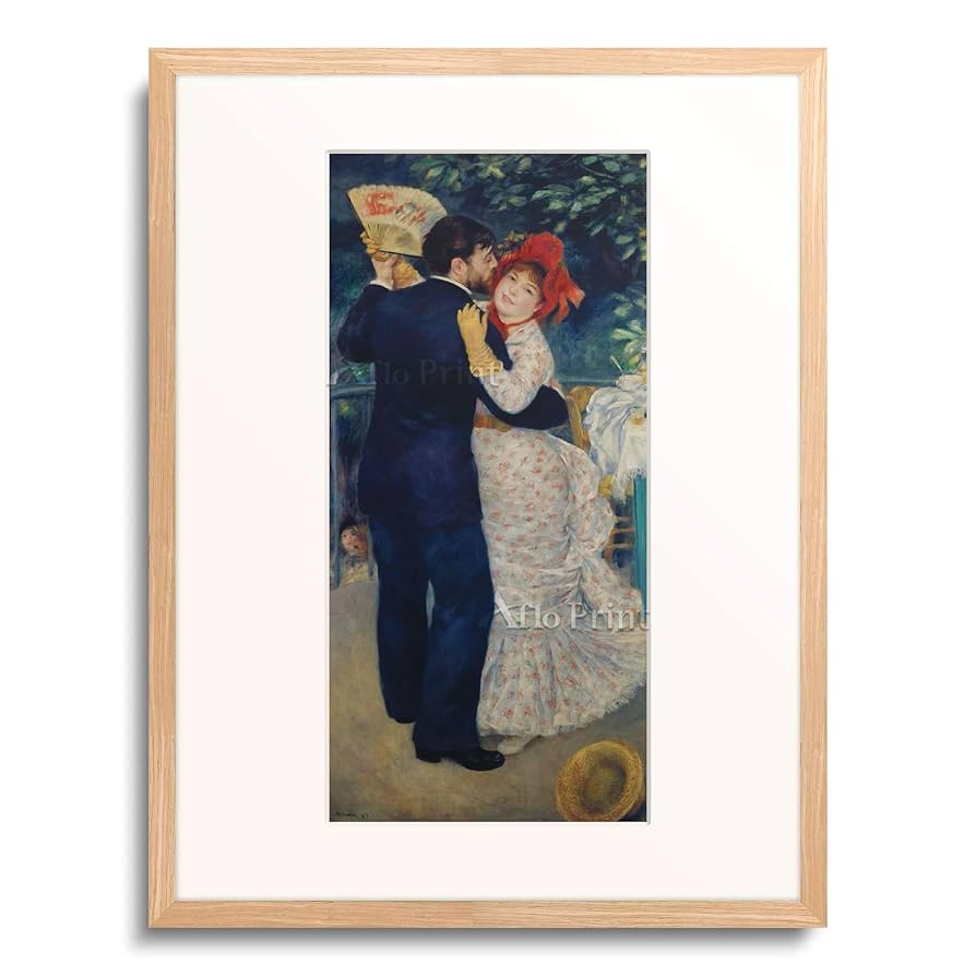 ルノアール　田舎での踊り　フランス 本命と愛人を絵に？ルノワール 「都会のダンス」「田舎のダンス